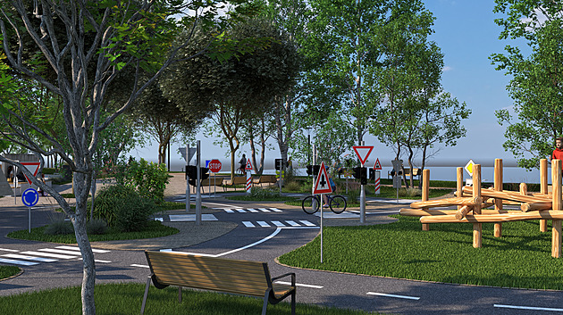 Nové Město nechce kácet, dopravní hřiště i skatepark včlení mezi stromy