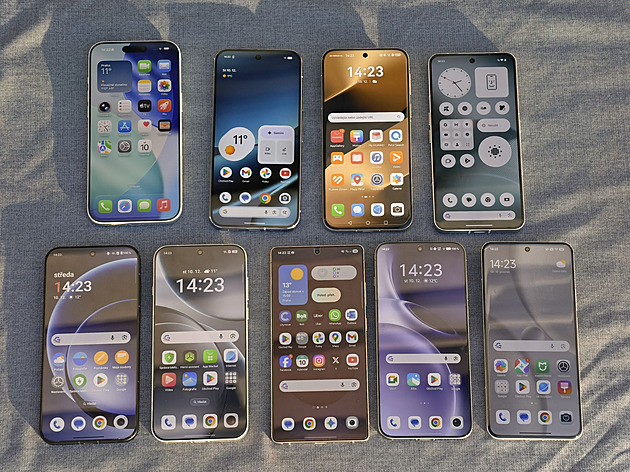 iPhone s veškerou špičkovou konkurencí vedle sebe. To se jen tak nevidí