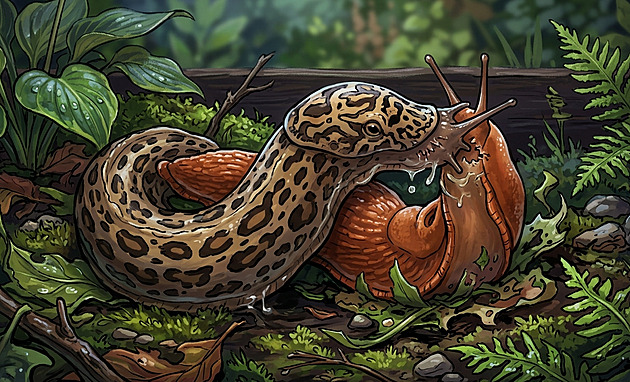 Leopardí kožíšek v zahradě. Slimák největší chrání vaši úrodu, neničte ho