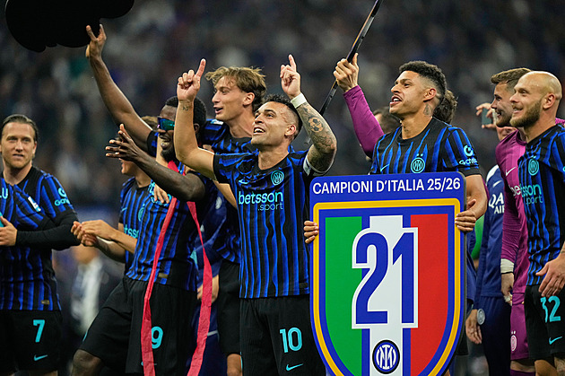 Inter slaví 21. titul v italské lize. Po výhře nad Parmou má nedostižný náskok